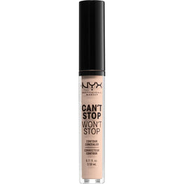 NYX Cant Stop Wont Stop Contour Concealer 2 - Alabaster 0.11 Fl Oz