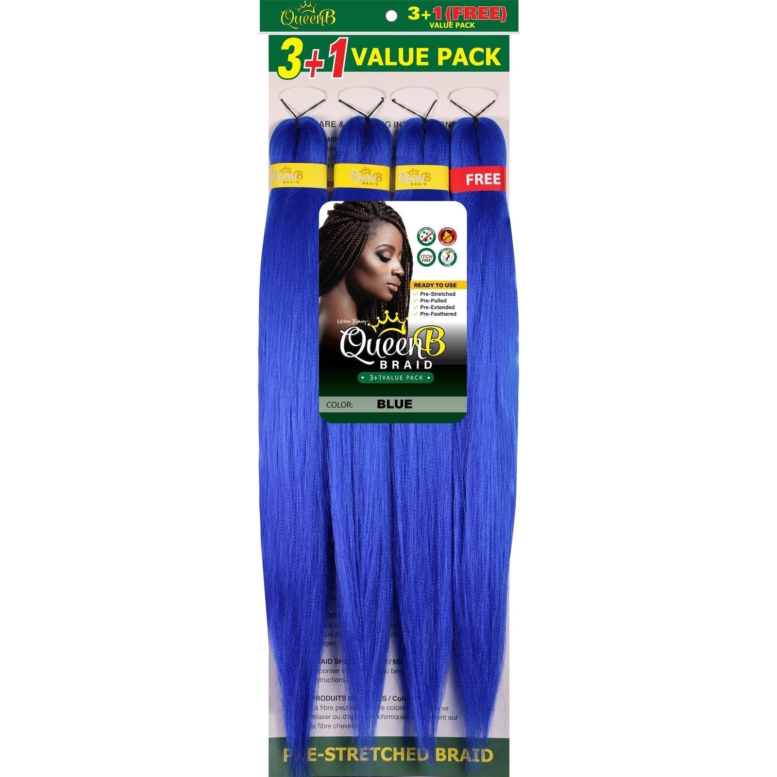 Queen B Pre-Stretched Value Pack Queen B Pre-Stretched Value Pack