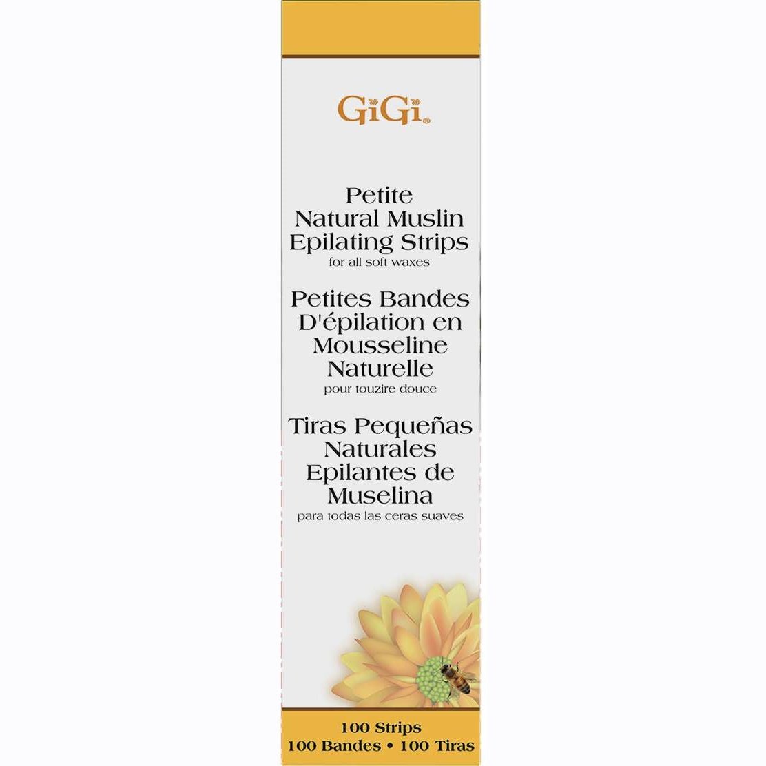 Gigi Natural Muslin Epilating Strips Petite Gigi Natural Muslin Epilating Strips Petite