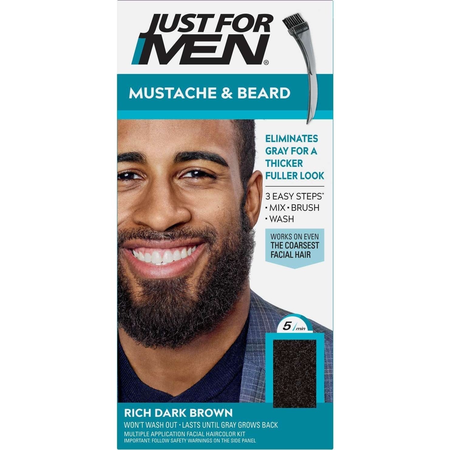 Just For Men Moustache Beard 47 Rich Dark Brown Just For Men Moustache Beard 47 Rich Dark Brown