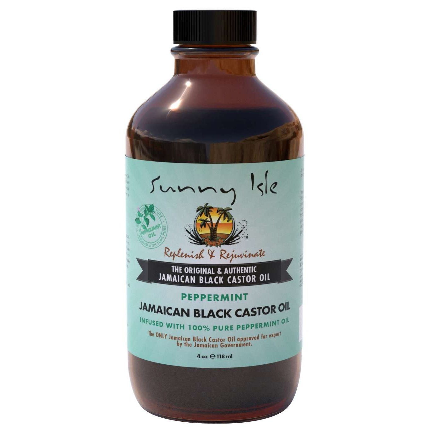 Sunny Isle Jamaican Black Castor Oi With Peppermint Sunny Isle Jamaican Black Castor Oi With Peppermint