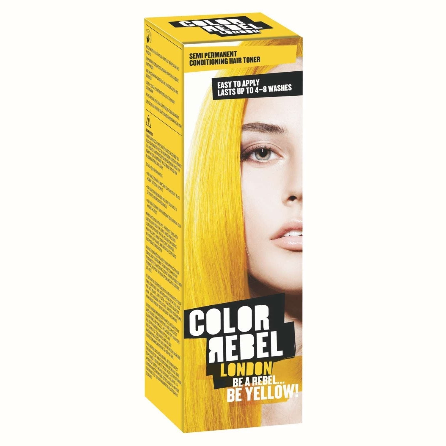 Color Rebel London Semi Permanent Conditoning Hair Toner - Yellow Pack Of 3 Color Rebel London Semi Permanent Conditoning Hair Toner - Yellow Pack Of 3