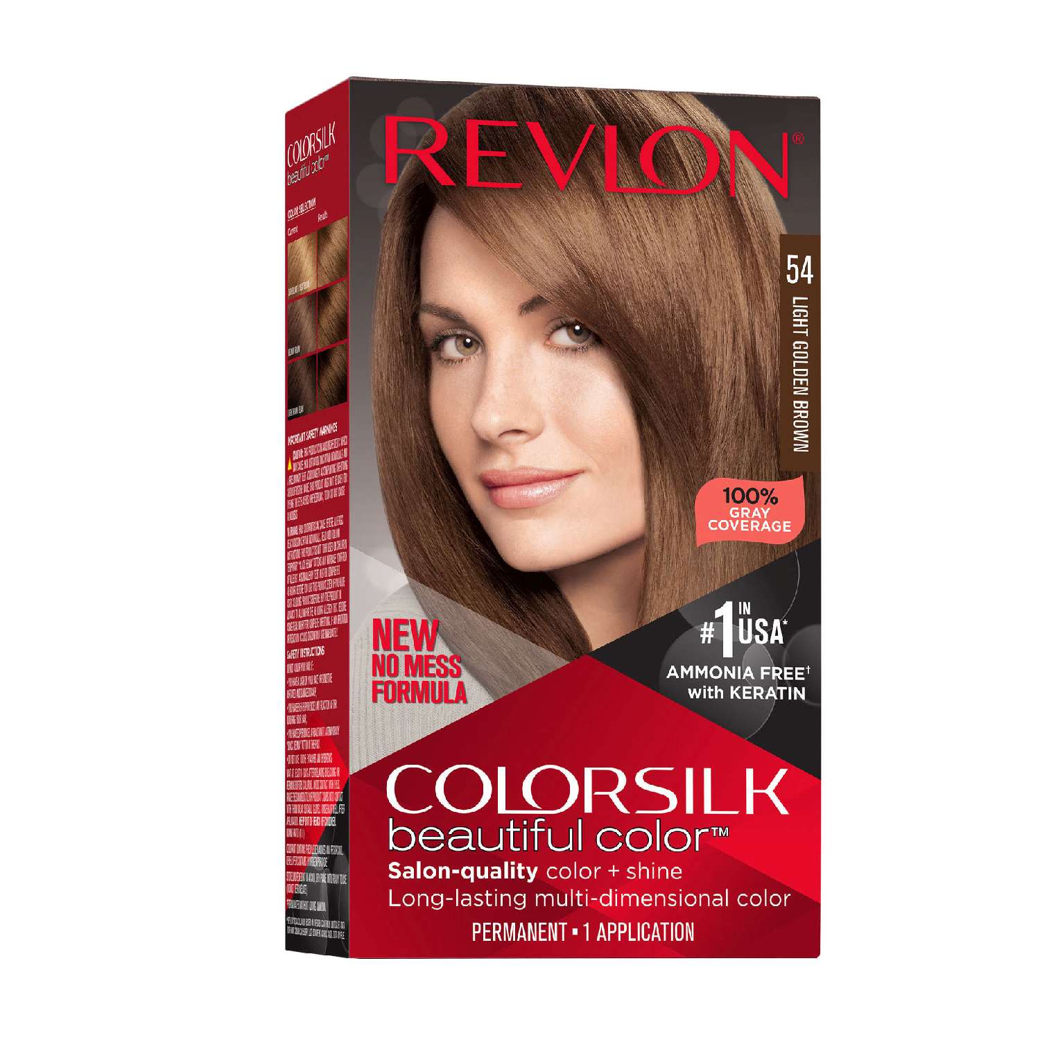 Revlon Colorsilk Hair Color 054 Light Golden Brown Revlon Colorsilk Hair Color 054 Light Golden Brown