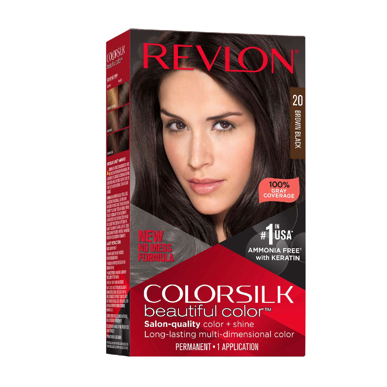 Revlon Colorsilk Hair Color 020 Brown/Black Revlon Colorsilk Hair Color 020 Brown/Black