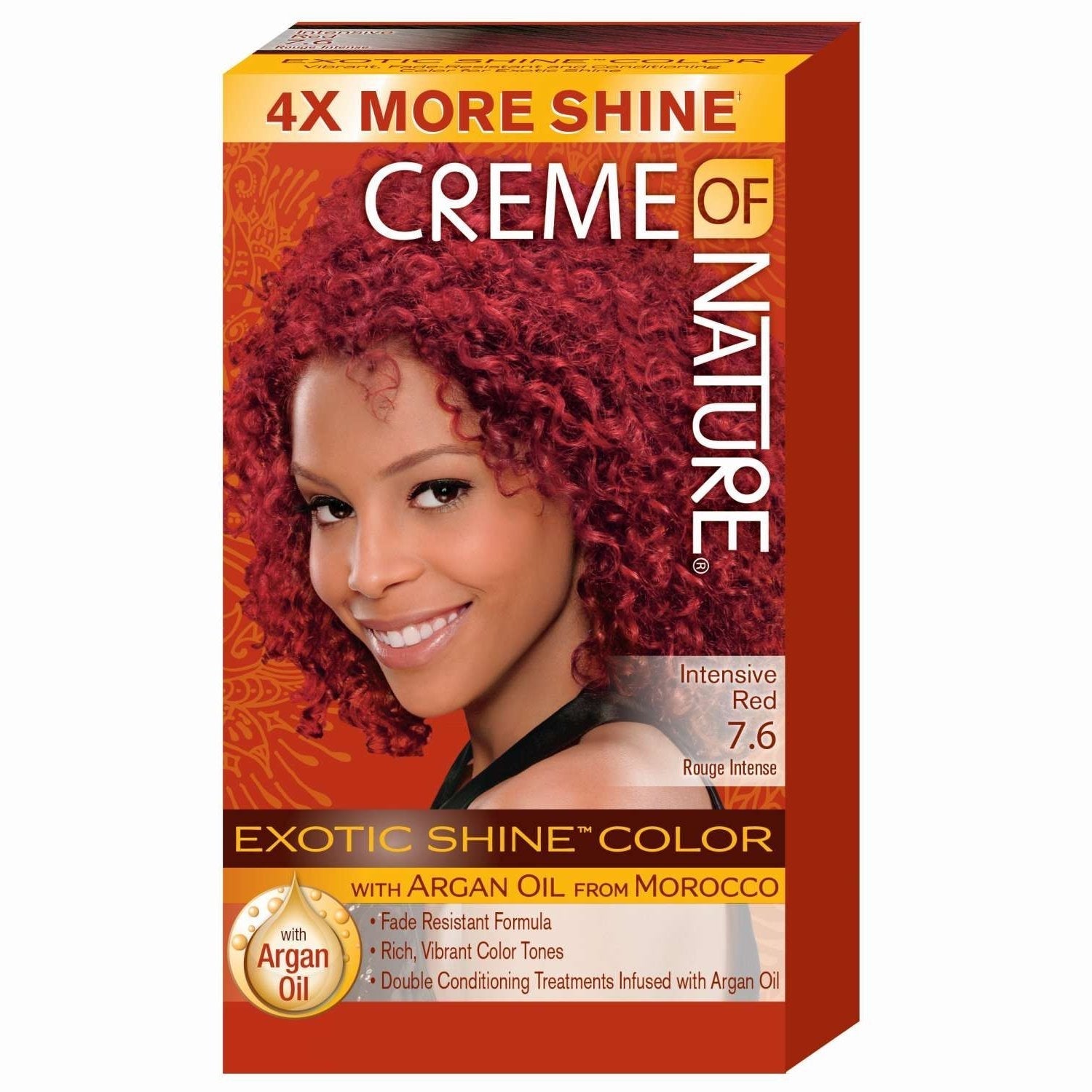 Creme Of Nature Exotic Gel Hair Color 07.6 Intensive Red Creme Of Nature Exotic Gel Hair Color 07.6 Intensive Red