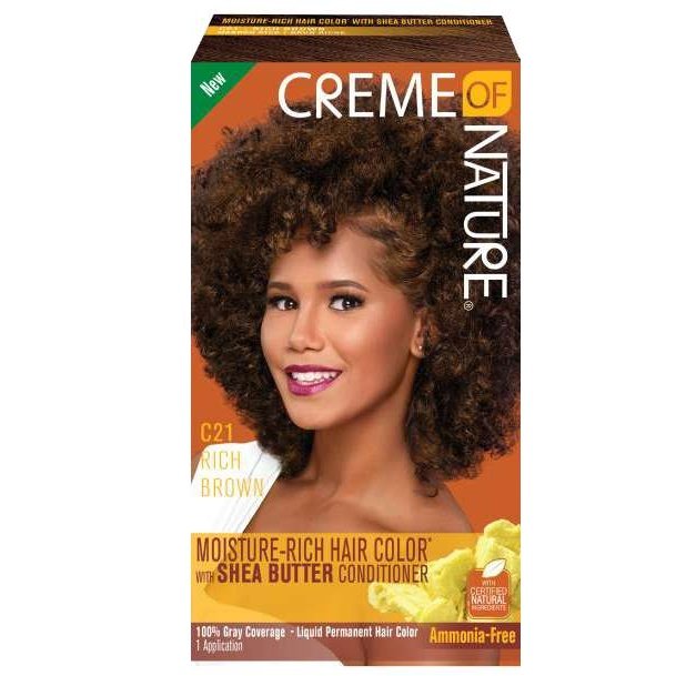 Creme Of Nature Liquid Hair Color Women's 21 Rich Brown Creme Of Nature Liquid Hair Color Women's 21 Rich Brown