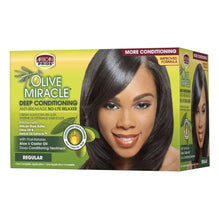 African Pride Olive Miracle No-Lye Relaxer Regular Kit