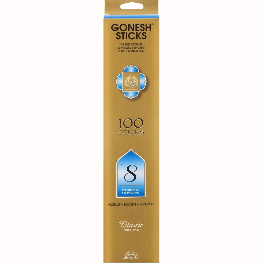 Gonesh Stick Classic 8 Spring Mist 100 Pc