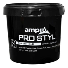 Ampro Styling Gel Protein Black-Super Hold
