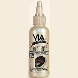 Via Natural Hair Color 128 Black Satin